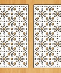 Design pattern screen panel