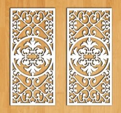 Design pattern screen panel Design pattern screen panel