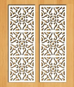 Design pattern screen panel Design pattern screen panel