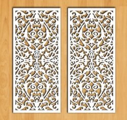 Design pattern screen panel Design pattern screen panel