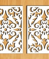 Design pattern screen panel