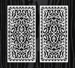 Design pattern screen panel Design pattern screen panel