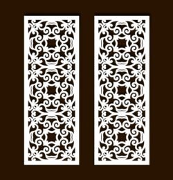 Design pattern screen panel Design pattern screen panel