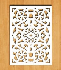 Design pattern screen panel Design pattern screen panel