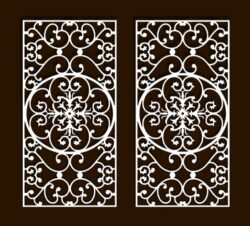 Design pattern screen panel Design pattern screen panel