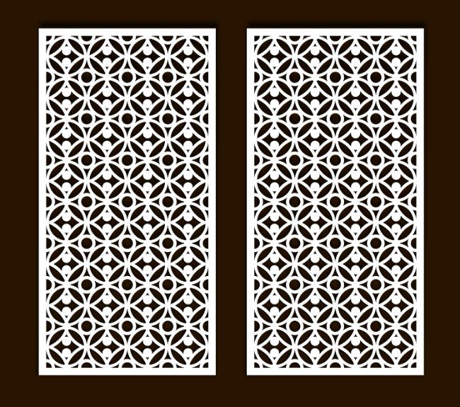 Design pattern screen panel
