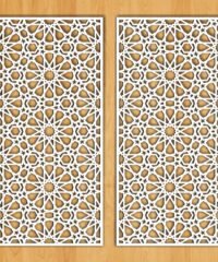 Design pattern screen panel