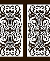 Design pattern screen panel