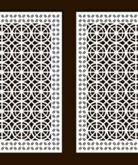 Design pattern screen panel