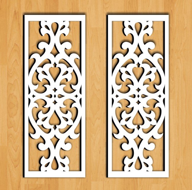 Design pattern screen panel