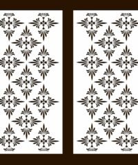 Design pattern screen panel