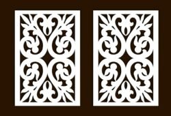 Design pattern screen panel Design pattern screen panel