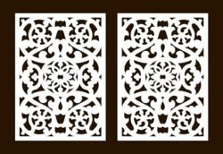 Design pattern screen panel Design pattern screen panel