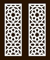 Design pattern screen panel