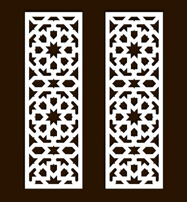 Design pattern screen panel