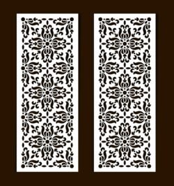 Design pattern screen panel Design pattern screen panel