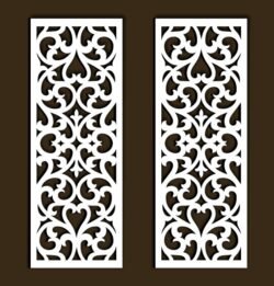 Design pattern screen panel Design pattern screen panel