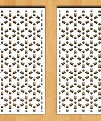 Design pattern screen panel