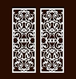 Design pattern screen panel Design pattern screen panel