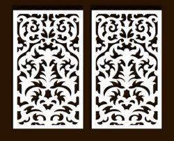 Design pattern screen panel Design pattern screen panel