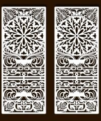 Design pattern screen panel
