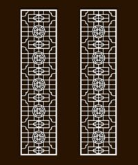 Design pattern screen panel