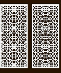 Design pattern screen panel