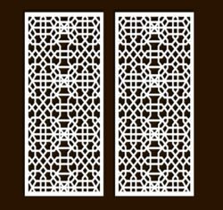 Design pattern screen panel Design pattern screen panel