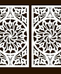 Design pattern screen panel