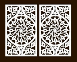 Design pattern screen panel Design pattern screen panel