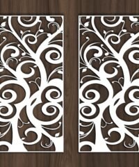 Design pattern screen panel