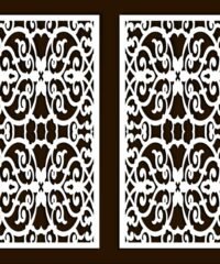 Design pattern screen panel