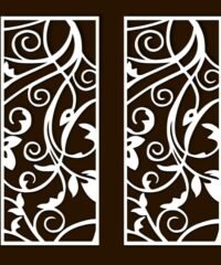 Design pattern screen panel