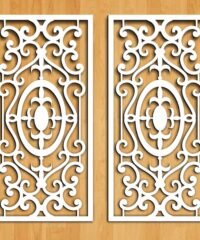 Design pattern screen panel