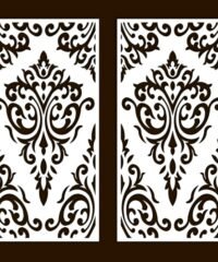 Design pattern screen panel