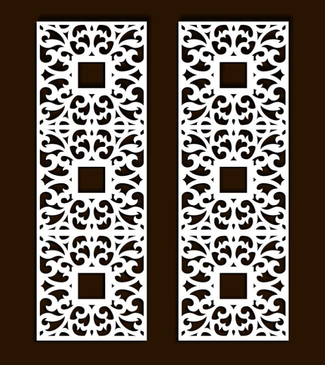 Design pattern screen panel