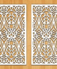 Design pattern screen panel