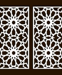 Design pattern screen panel