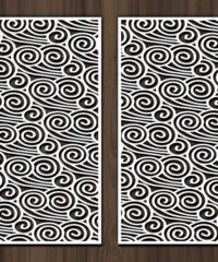 Design pattern screen panel