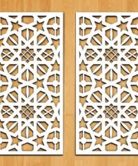 Design pattern screen panel