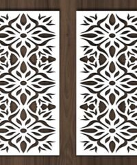Design pattern screen panel