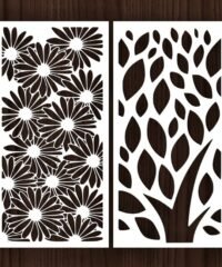 Design pattern screen panel
