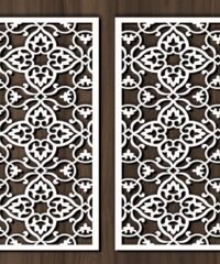 Design pattern screen panel