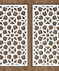 Design pattern screen panel
