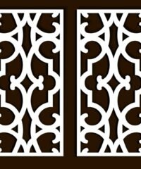 Design pattern screen panel
