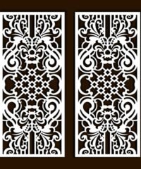 Design pattern screen panel