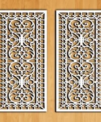 Design pattern screen panel