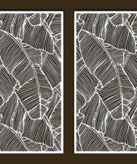 Design pattern screen panel