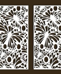 Design pattern screen panel