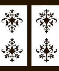 Design pattern screen panel